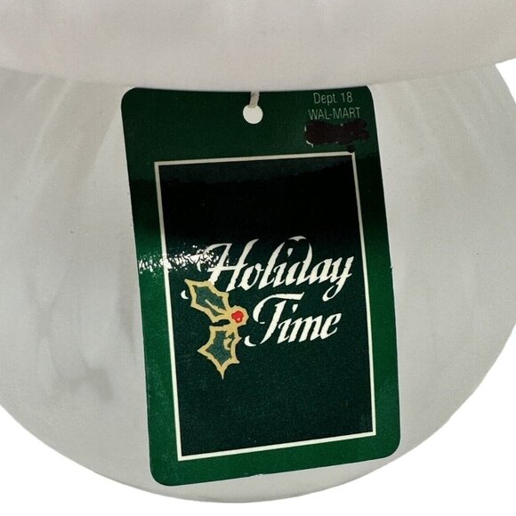 Christmas Red Poinsettia White Speckled Art Glass Mushroom Table Lamp 7 Inch - Picture 5 of 8